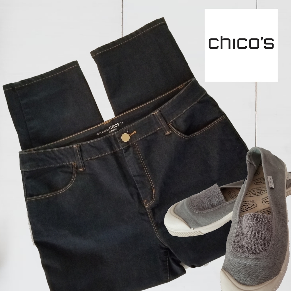 Chico Platinum Cropped Jeans